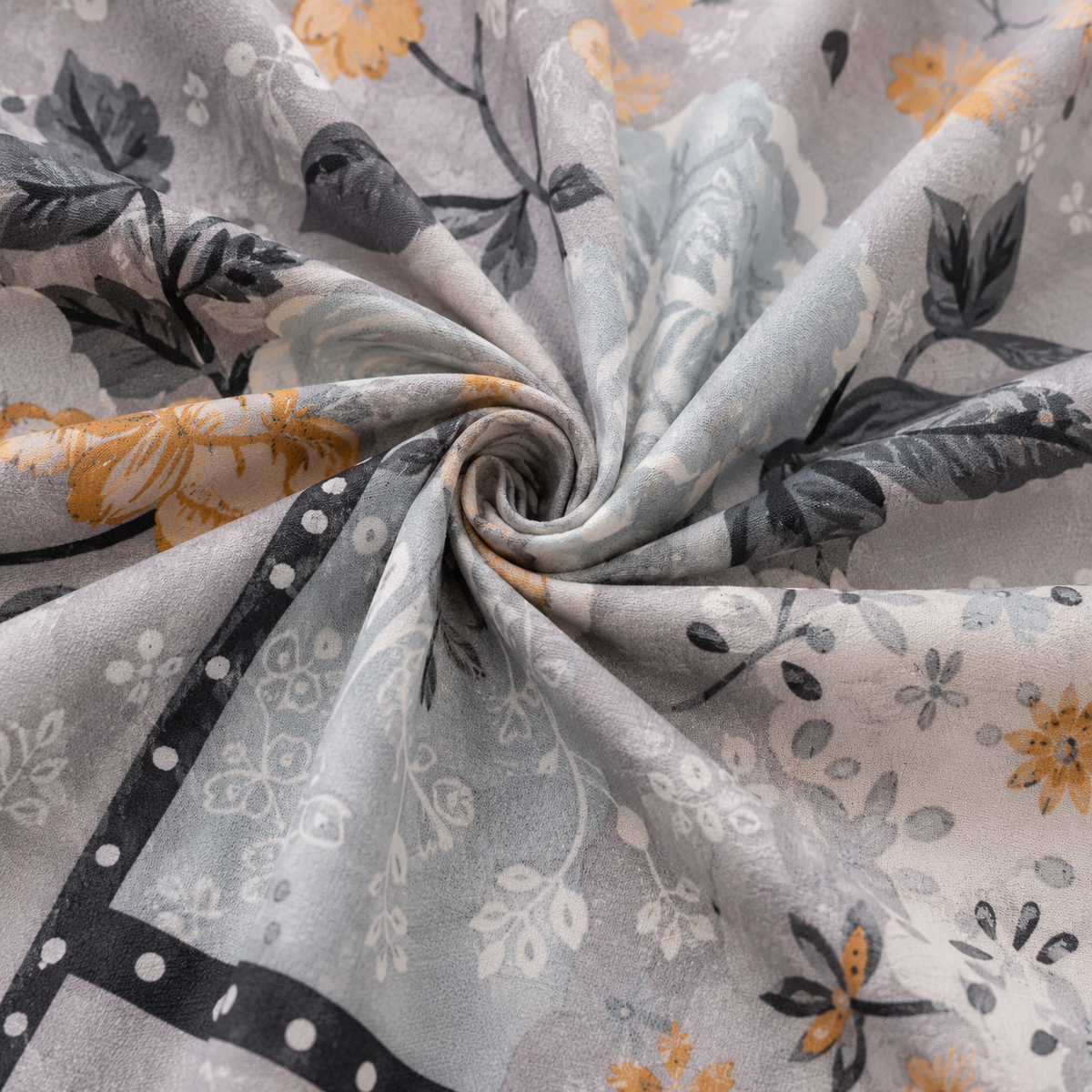 Flora Box Blue Single Bedsheet