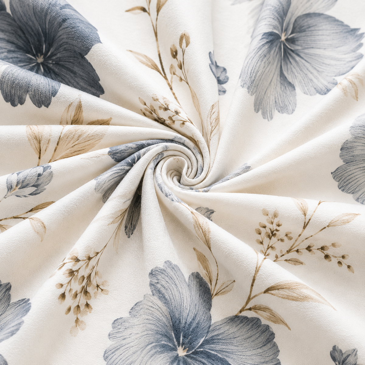 Flora White Flat King Size Bedsheet