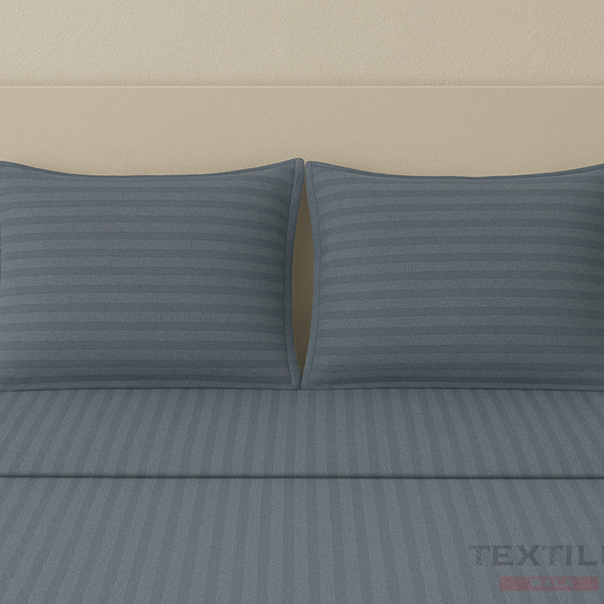 Stripe Grey King Size Bedsheet
